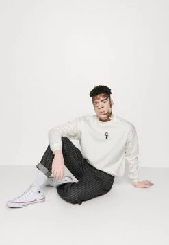 Kaotiko - Herren CREW EGYPTIAN CAT - Sweatshirt - Ivory -Kaotikoire Magasin ab88d8fb741f4bb19d0517bb34b0cf86