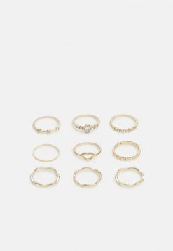 Fire & Glory - Damen GABI 9 PACK - Ring - Gold-coloured/mop Clear -Kaotikoire Magasin aba603ad412740aa85efed623195a9a6