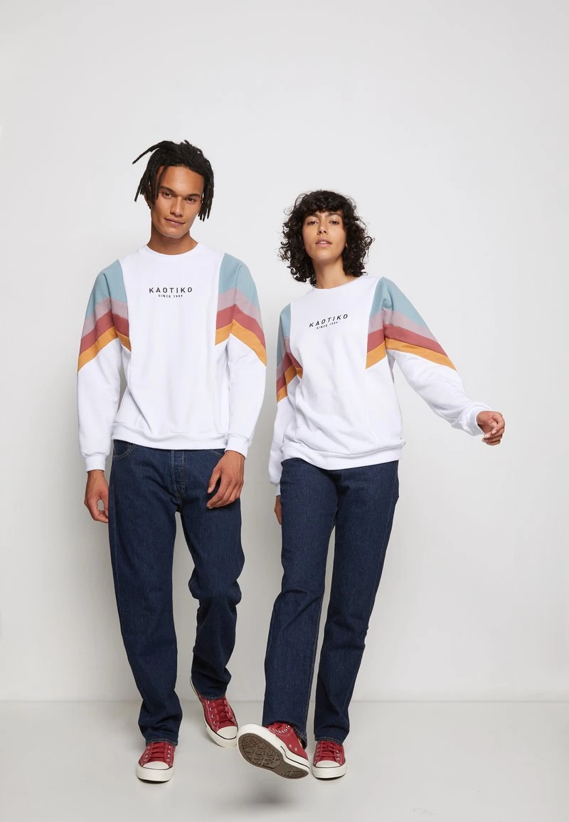 Kaotiko UNISEX CREW SEATTLE - Sweatshirt - Blanco 4 Kaotiko UNISEX CREW SEATTLE - Sweatshirt - Blanco – Bild 2