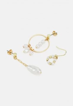 Fire & Glory - Damen KRISTA EARRINGS 3 PACK - Ohrringe - Gold-coloured -Kaotikoire Magasin ac8b217a9cb64c9eb77554c845bf266a