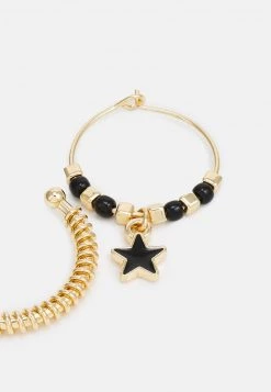 Fire & Glory FGANICK EARRINGS 5 PACK - Ohrringe - Gold-coloured/black - Damen -Kaotikoire Magasin ace0b6417d7e44899e91ca1804b96a6e