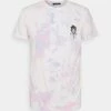 Kaotiko - Herren TIE DYE JELLYFISH UNISEX - T-Shirt Print - Pink
