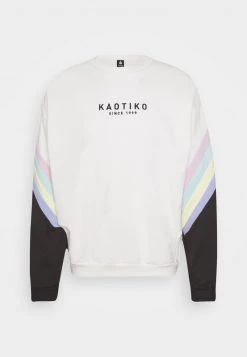 Kaotiko - Unisex CREW WALKER - Sweatshirt - Ivory/grey/pink -Kaotikoire Magasin aea7c927998d48e9b18bcf71ccca9676
