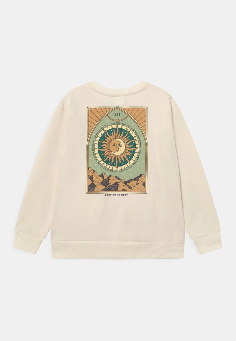 Kaotiko CREW SUN UNISEX - Sweatshirt - Ivory 4 Kaotiko CREW SUN UNISEX - Sweatshirt - Ivory – Bild 2