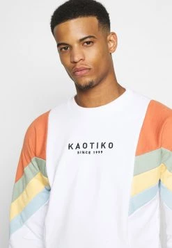 Kaotiko UNISEX CREW SEATTLE - Sweatshirt - White -Kaotikoire Magasin af7d04433c7f43baa5d8dc357f4f821b