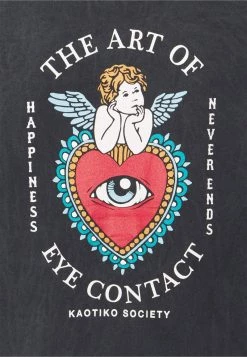 Kaotiko UNISEX CREW TIE DYE EYES TALK - Sweatshirt - Black 12 Kaotiko UNISEX CREW TIE DYE EYES TALK - Sweatshirt - Black -Kaotikoire Magasin b1ff4767e13a41ea98528a8e04e82e3f