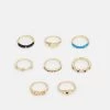 Fire & Glory - Damen ANETTE 8 PACK - Ring - Gold-coloured -Kaotikoire Magasin b3de21ffeefe4dd3b8891087321a15f7