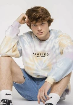 Kaotiko - Herren SPIRAL TIE DYE - Sweatshirt - Multicolor -Kaotikoire Magasin b49e9ee58a234013aa941c9d6ef4d803