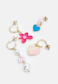 Fire & Glory - Damen CELINA EARRINGS 4 PACK - Ohrringe - Gold-coloured -Kaotikoire Magasin b5af4ed6893d47758d7fade97a559c49