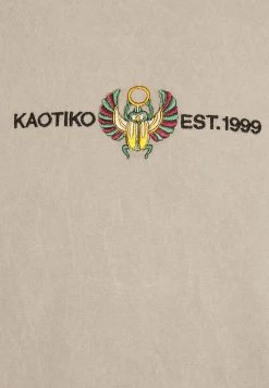 Kaotiko BEETLE - T-Shirt Print - Sand - Unisex -Kaotikoire Magasin b6396ecc17334f73a41668d341dc1db4
