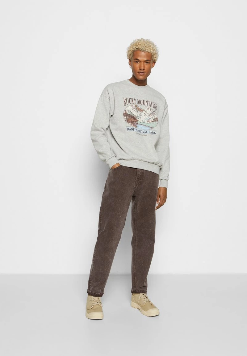 Kaotiko CREW ROCKS MOUNTAINS UNISEX - Sweatshirt - Grey 4 Kaotiko CREW ROCKS MOUNTAINS UNISEX - Sweatshirt - Grey – Bild 2