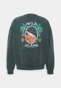 Kaotiko CREW TIE DYE WILD ISLAND - Sweatshirt - Mucha Arena Verde Bosque - Unisex -Kaotikoire Magasin b9aba6f43b2c49aaaa5ced7663737f51