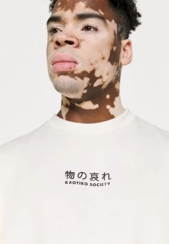 Kaotiko CREW LOTUS FLOWER - Sweatshirt - Ivory - Herren -Kaotikoire Magasin ba23a9dec078426d8e66d4075a70575a