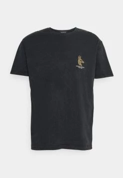 Kaotiko - Unisex WASHED PHARAOH - T-Shirt Print - Black