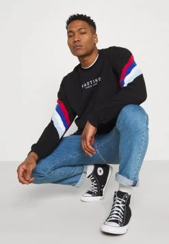 Kaotiko UNISEX CREW WALKER - Sweatshirt - Black -Kaotikoire Magasin ba491e136c1d40348ac217d1e6fdc02a