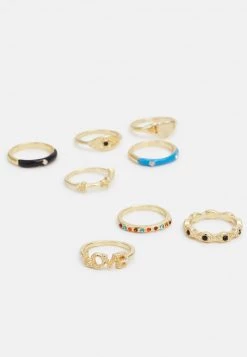 Fire & Glory - Damen ANETTE 8 PACK - Ring - Gold-coloured -Kaotikoire Magasin bd6688b9d2cd413282d0292d978a0a45