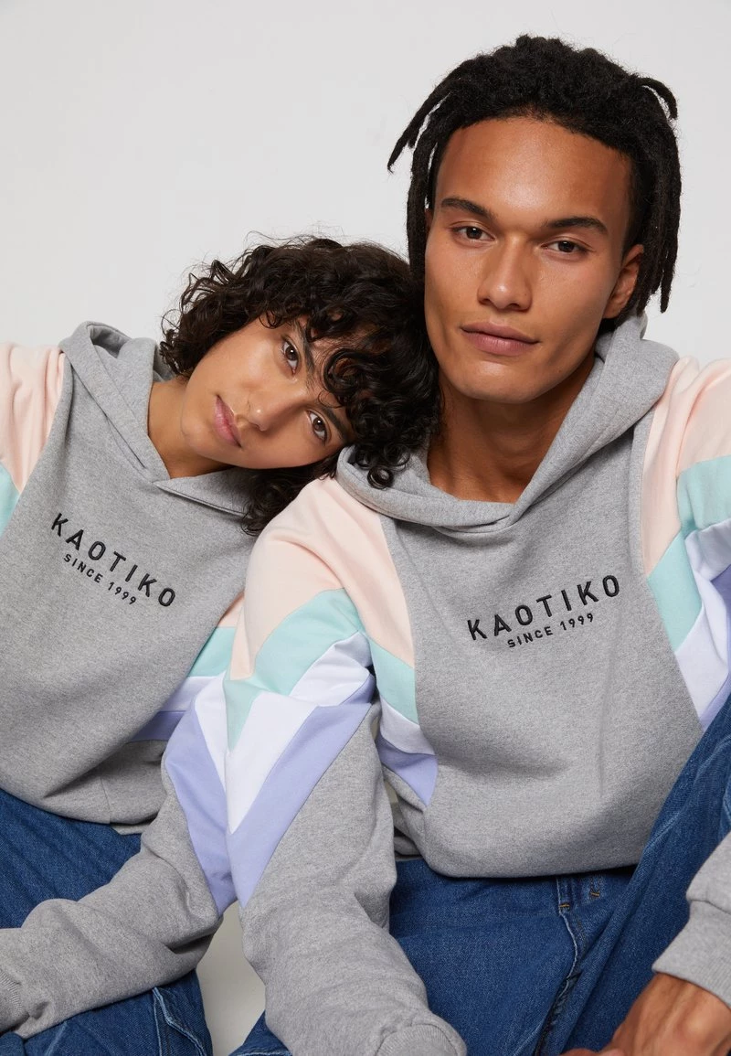 Kaotiko SUD CAP EWAN UNISEX - Kapuzenpullover - Grey/pink/green/white/grape 9 Kaotiko SUD CAP EWAN UNISEX - Kapuzenpullover - Grey/pink/green/white/grape – Bild 7