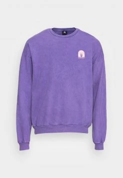 Kaotiko CREW WASHED DREAM UNISEX - Sweatshirt - Dark Purple -Kaotikoire Magasin cb30d7232eda49d980b3493fabec49d1