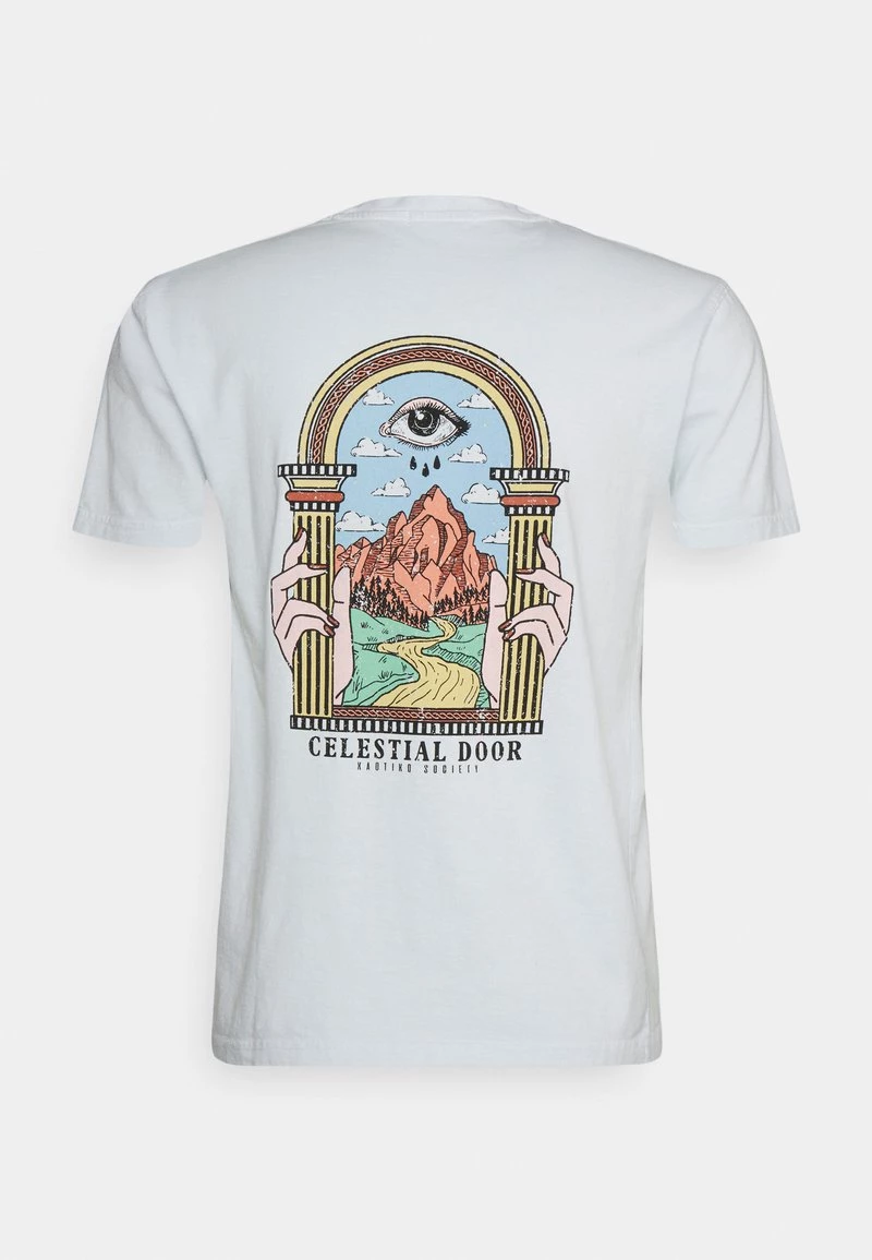 Kaotiko WASHED CELESTIAL DOOR UNISEX - T-Shirt Print - White 4 Kaotiko WASHED CELESTIAL DOOR UNISEX - T-Shirt Print - White – Bild 2