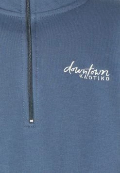 Kaotiko CREW JEAN BAHAMAS - Sweatjacke - Prusia/grey/beige - Unisex -Kaotikoire Magasin cca33423d6b442898bfe7f2565a6d8b3