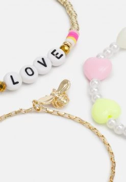 Fire & Glory - Damen FGBEE BRACELET 3 PACK - Armband - Gold-coloured/multi -Kaotikoire Magasin d11a561b35704214a25f7b3063f237ec