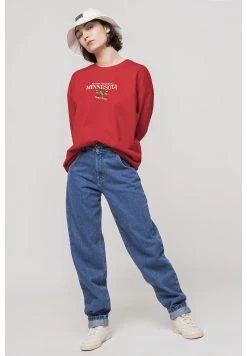 Kaotiko LARA SWEATSHIRT - Sweatshirt - Rot - Unisex -Kaotikoire Magasin d359fa4075f2401f86c2539f08b8abb9