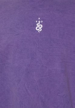 Kaotiko CREW PALM VIBES UNISEX - Sweatshirt - Dark Purple -Kaotikoire Magasin d682a98ae36448cfae2b34b440554063