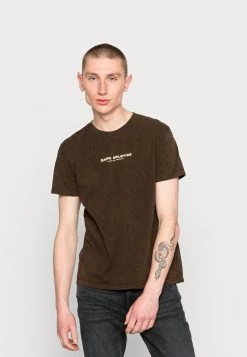 Kaotiko WASHED DARK SOCIETY UNISEX - T-Shirt Print - Chocolate -Kaotikoire Magasin d76b19191864428f808a05d195b92ef3