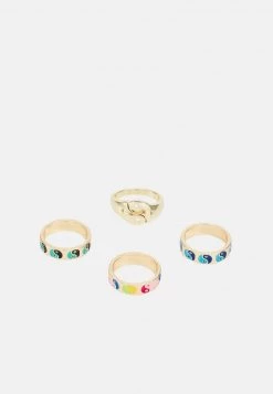 Fire & Glory SAKKA 4 PACK - Ring - Gold-coloured/multi - Damen