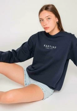 Kaotiko - Damen ABBY - Sweatshirt - Marino -Kaotikoire Magasin d8e93c6166f4462288eb291e1102a0ad