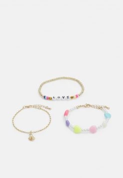 Fire & Glory - Damen FGBEE BRACELET 3 PACK - Armband - Gold-coloured/multi