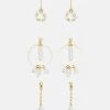 Fire & Glory - Damen KRISTA EARRINGS 3 PACK - Ohrringe - Gold-coloured -Kaotikoire Magasin de587a0b9b904d0fa252cf15fe98d33e