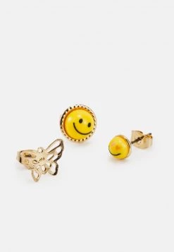 Fire & Glory - Damen EARRINGS 10 PACK - Ohrringe - Gold-coloured/multi -Kaotikoire Magasin df3c54d56223415281b4718f330892dc