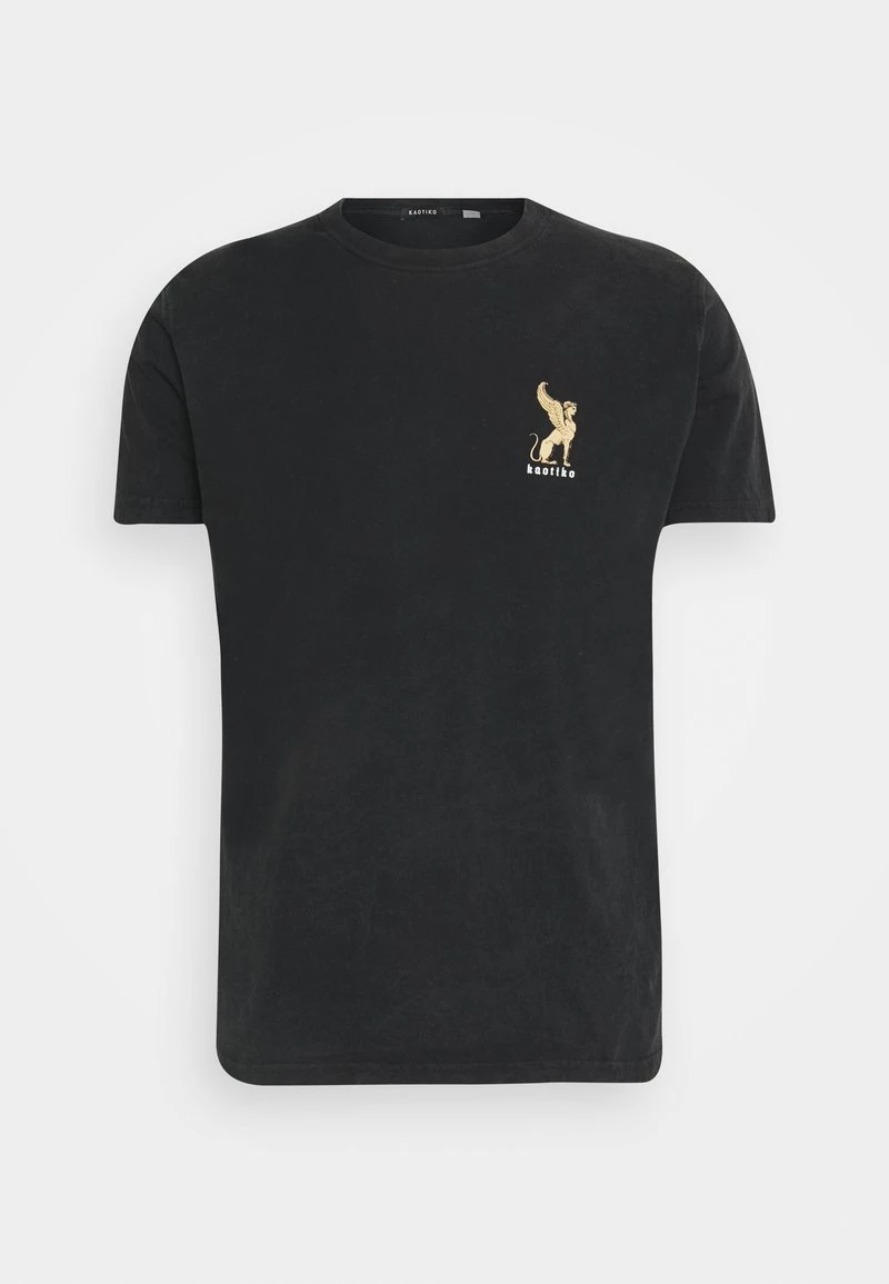 Kaotiko WASHED ETERNAL LION - T-Shirt Print - Black - Herren 3 Kaotiko WASHED ETERNAL LION - T-Shirt Print - Black - Herren