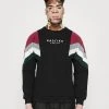 Kaotiko - Herren CREW SEATTLE - Sweatshirt - Black/burgundy -Kaotikoire Magasin e029ba6259a3456f90eb7ee1e9f3a9ca