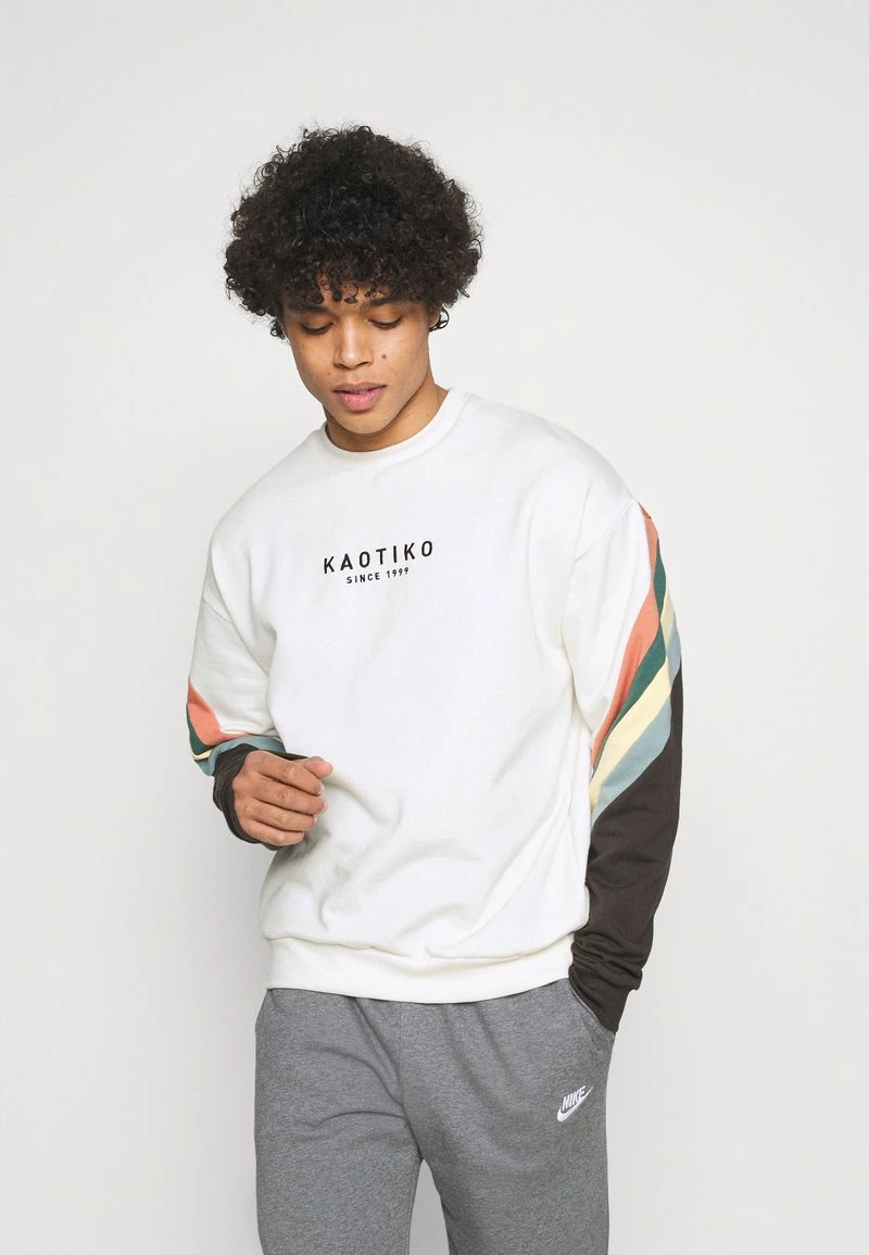 Kaotiko CREW WALKER UNISEX - Sweatshirt - White 3 Kaotiko CREW WALKER UNISEX - Sweatshirt - White