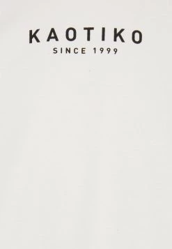 Kaotiko CREW - Sweatshirt - Ivory/royal - Herren -Kaotikoire Magasin e2193ab00ecb4cc5b5d3637259859a7e