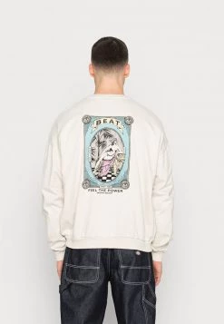 Kaotiko - Unisex CREW FEEL THE POWER - Sweatshirt - Hueso