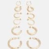 Fire & Glory EARRINGS 6 PACK - Ohrringe - Gold-coloured - Damen -Kaotikoire Magasin e37af4c9ab194327b5650b076a9539f8