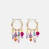 Fire & Glory GITTE HOOP EARRINGS - Ohrringe - Gold-coloured/multi - Damen -Kaotikoire Magasin e469f1787eda4426956e8678ad270f98