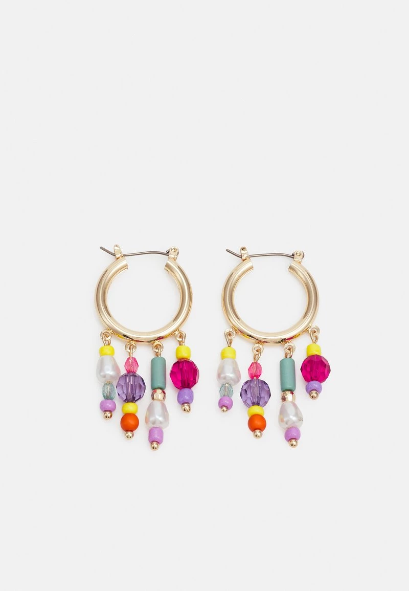 Fire & Glory GITTE HOOP EARRINGS - Ohrringe - Gold-coloured/multi - Damen 3 Fire & Glory GITTE HOOP EARRINGS - Ohrringe - Gold-coloured/multi - Damen