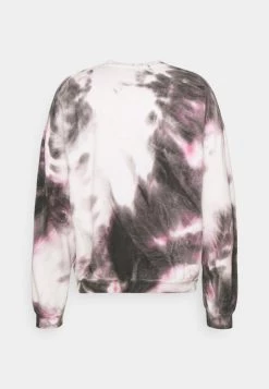 Kaotiko - Herren CREW TIE DYE - Sweatshirt - Black/white -Kaotikoire Magasin e58a3c06e7b14e5a873fb4a249fcc93a