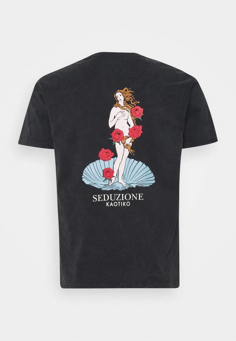 Kaotiko - Unisex WASHED VENUS ROSES - T-Shirt Print - Black Acid Wash 9 Kaotiko - Unisex WASHED VENUS ROSES - T-Shirt Print - Black Acid Wash – Bild 7