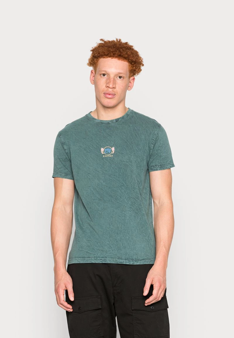 Kaotiko WASHED UNISEX - T-Shirt Print - Green 5 Kaotiko WASHED UNISEX - T-Shirt Print - Green – Bild 3