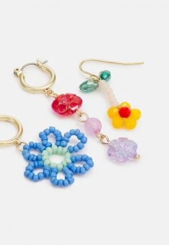 Fire & Glory - Damen FGHAWAI EARRINGS 4 PACK - Ohrringe - Gold-coloured -Kaotikoire Magasin eaa65b7dfb1a4b38b84d3a3fa92911cd