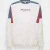 Kaotiko - Herren CREW SPIKE - Sweatshirt - Ivory/burgundy -Kaotikoire Magasin f04d0b3379b54ed8ae95a047158a2a1b