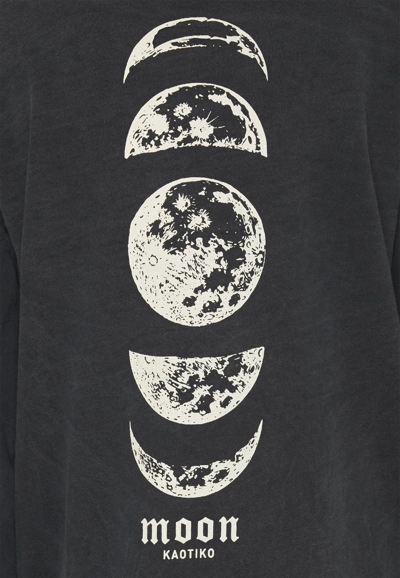 Kaotiko CREW TIE DYE MOON UNISEX - Sweatshirt - Black Acid Wash 5 Kaotiko CREW TIE DYE MOON UNISEX - Sweatshirt - Black Acid Wash – Bild 3