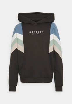 Kaotiko SUD CAP EWAN UNISEX - Sweatshirt - Gris/azul/marfil/green/beige