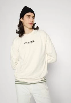Kaotiko - Herren CREW GOOD LUCK - Sweatshirt - Ivory -Kaotikoire Magasin f4511249fa404413839ee57a1c5a84a3