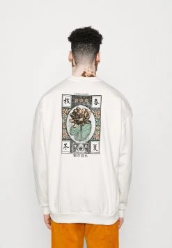 Kaotiko CREW LOTUS FLOWER - Sweatshirt - Ivory - Herren -Kaotikoire Magasin f4ab241791884c568a8d0f6cededf06b